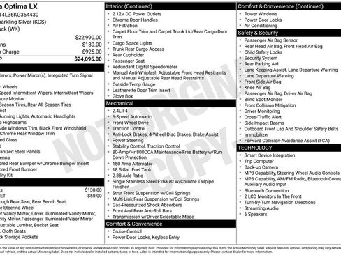 Used 2019 Kia Optima LX image 9