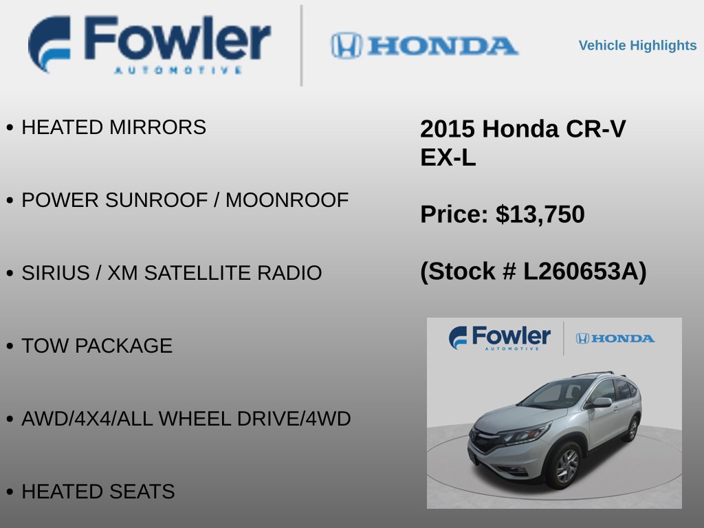 Used 2015 Honda CR-V EX-L image 12