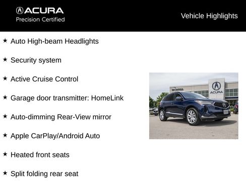 Certified 2023 Acura RDX AWD image 17
