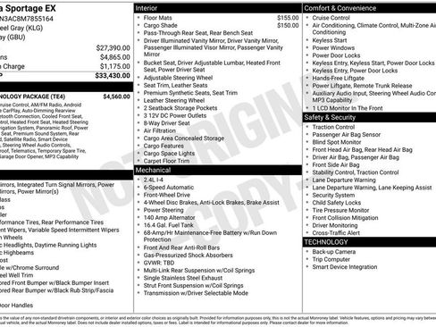Used 2021 Kia Sportage EX w/ EX Technology Package FWD image 26