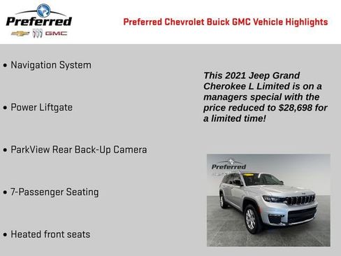 Used 2021 Jeep Grand Cherokee L Limited image 2