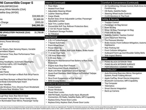 Certified 2023 MINI Cooper S w/ Signature Upholstery Package image 12