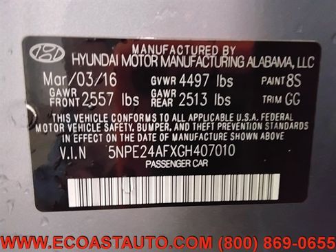Used 2016 Hyundai Sonata SE FWD image 20