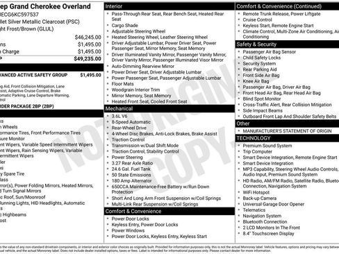 Used 2019 Jeep Grand Cherokee Overland RWD image 5