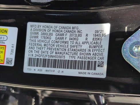 Used 2022 Honda Civic Sport image 24