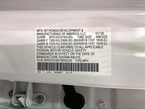 New 2026 Honda Pilot TrailSport image 17