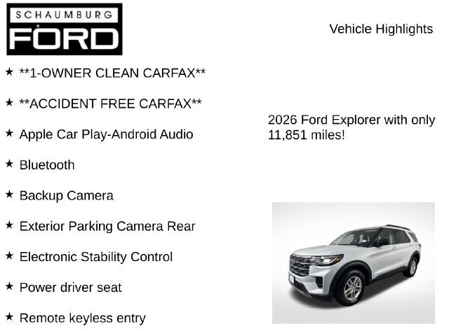 Used 2026 Ford Explorer Active AWD/4WD image 7