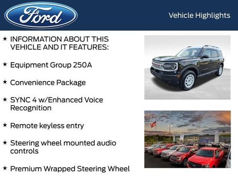 Certified 2025 Ford Bronco Sport Heritage w/ Convenience Package AWD/4WD image 5