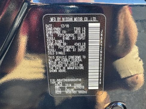 Used 2017 Nissan Armada Platinum image 32