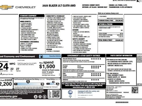 Used 2025 Chevrolet Blazer LT AWD/4WD image 6