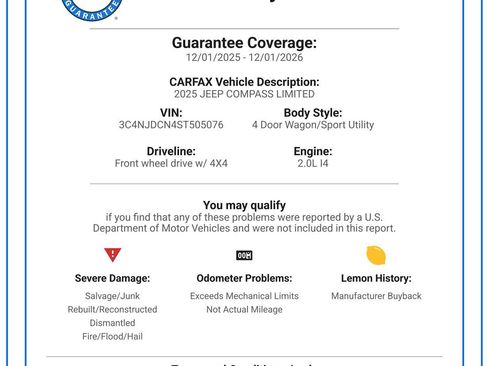 Used 2025 Jeep Compass Limited image 44