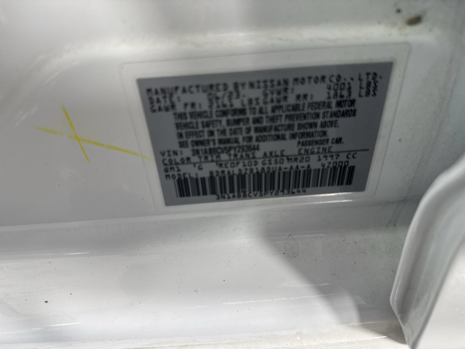 Certified 2023 Nissan Sentra SV FWD image 37
