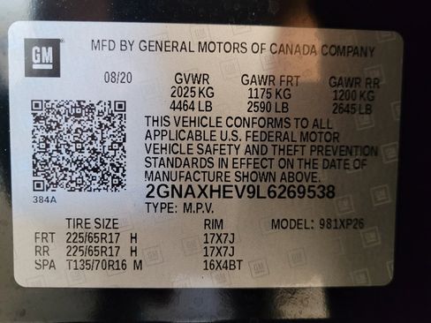 Used 2020 Chevrolet Equinox LS FWD image 33