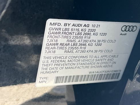 Used 2022 Audi Q3 2.0T Premium w/ Convenience Package AWD/4WD image 37