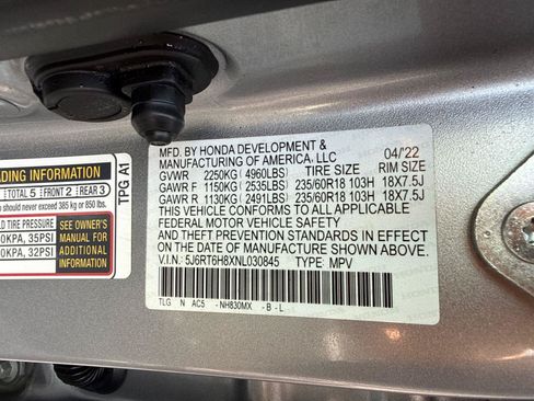Used 2022 Honda CR-V EX-L image 32