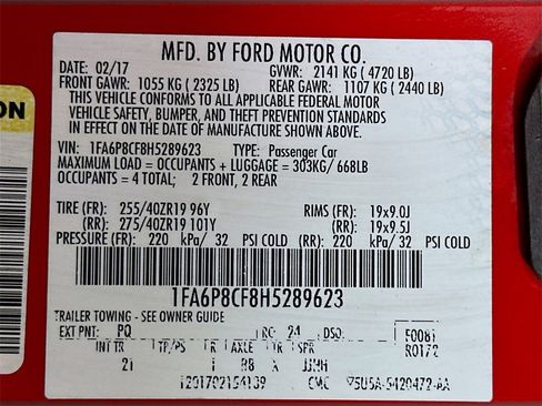 Used 2017 Ford Mustang GT w/ GT Performance Package image 35