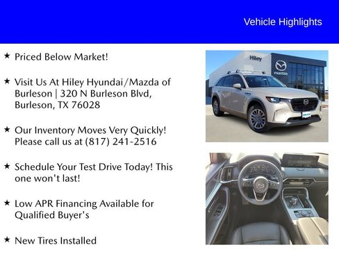 Used 2025 MAZDA CX-90 3.3 Turbo w/ Preferred Package image 10