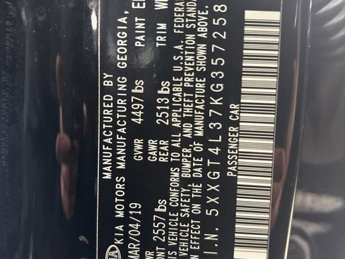 Used 2019 Kia Optima S w/ S Panoramic Sunroof Package image 33