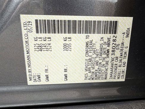 Used 2019 Nissan Maxima 3.5 SL FWD image 19