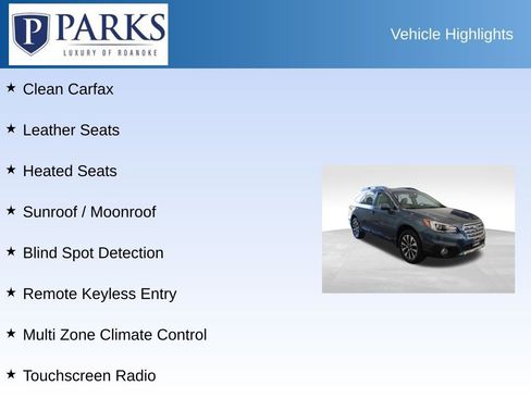 Used 2017 Subaru Outback 2.5i Limited AWD/4WD image 4