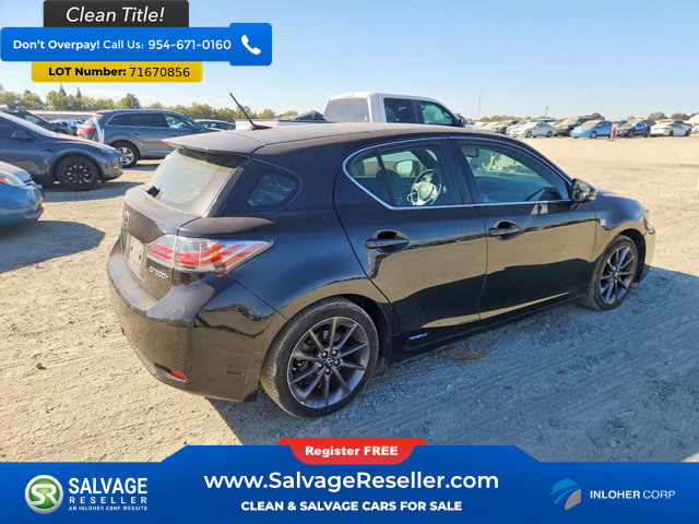 Used 2013 Lexus CT 200h w/ F Sport Pkg w/Nuluxe Trim FWD image 4