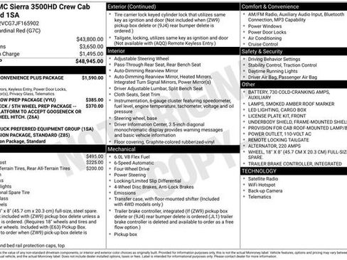 Used 2018 GMC Sierra 3500 4x4 Crew Cab image 34