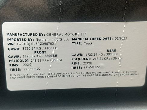 Used 2023 Chevrolet Silverado 1500 High Country w/ Technology Package image 58