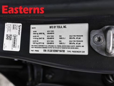 Used 2019 Tesla Model 3 Long Range image 30