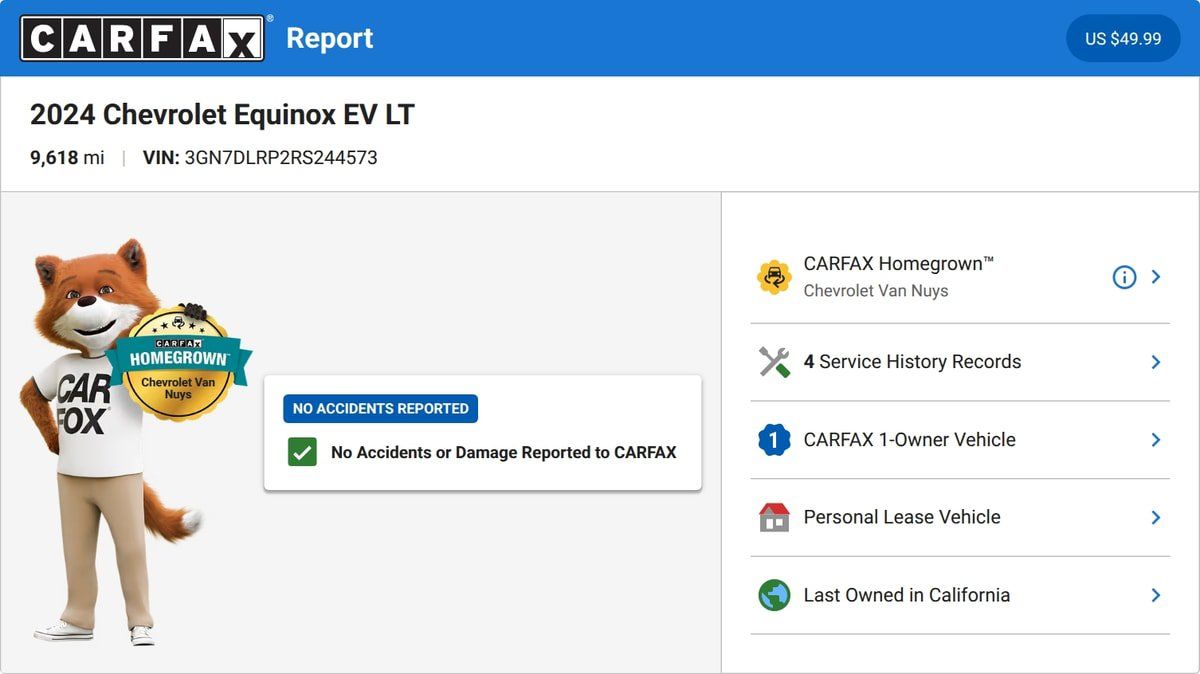Used 2024 Chevrolet Equinox EV LT w/ LPO, All-Weather Mat Package FWD image 4