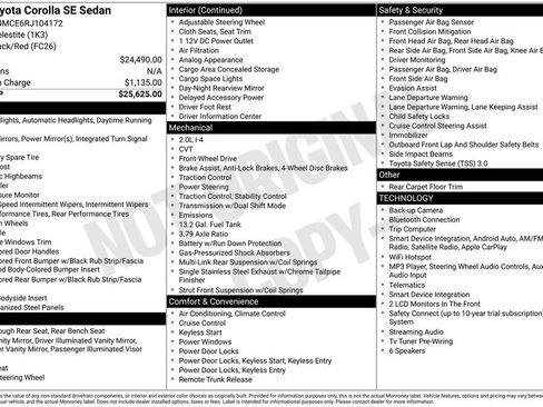 Used 2024 Toyota Corolla SE FWD image 3