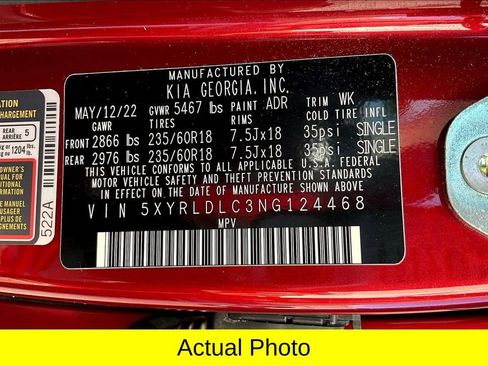 Used 2022 Kia Sorento S w/ Panoramic Sunroof Package image 36