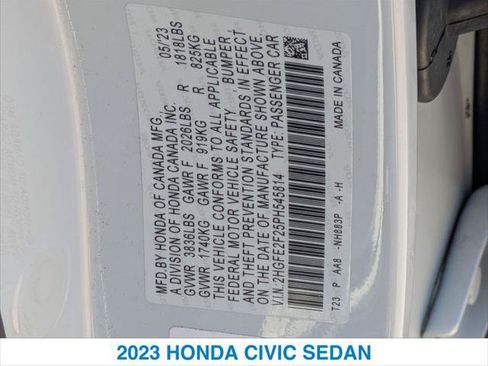 Certified 2023 Honda Civic LX image 26