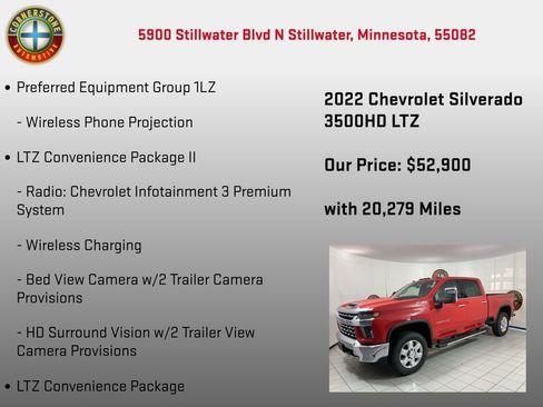 Used 2022 Chevrolet Silverado 3500 LTZ w/ LTZ Convenience Package image 30