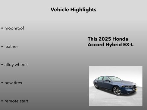 New 2025 Honda Accord EX-L image 15