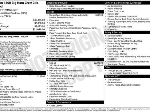 Used 2021 RAM 1500 Big Horn AWD/4WD image 2