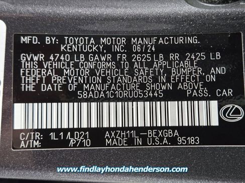 Used 2024 Lexus ES 300h w/ Premium Package FWD image 14