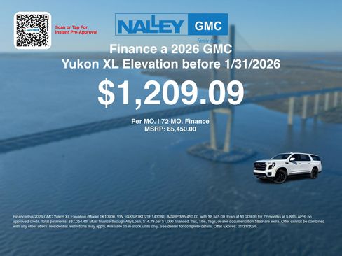 New 2026 GMC Yukon XL Elevation image 7