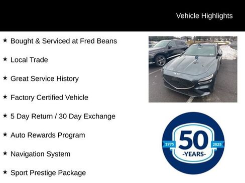 Used 2023 Genesis G70 3.3T w/ Sport Prestige Package image 5