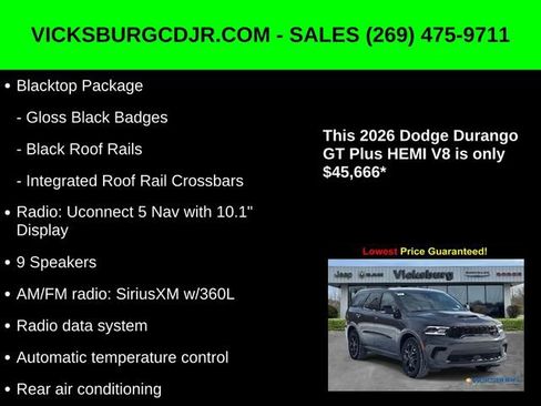 New 2026 Dodge Durango GT image 32