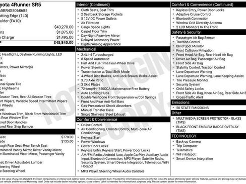 New 2025 Toyota 4Runner SR5 image 35