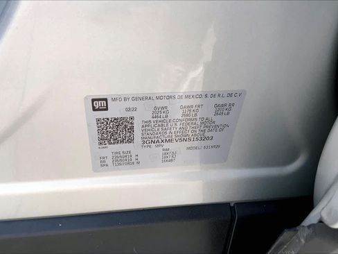 Certified 2022 Chevrolet Equinox RS w/ Infotainment Package FWD image 37