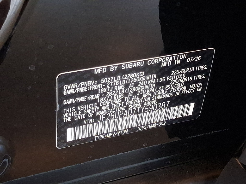 New 2026 Subaru Outback Premium AWD/4WD image 17