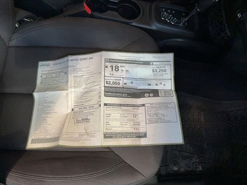 Used 2017 Jeep Wrangler Unlimited Sport w/ Quick Order Package 24S image 85