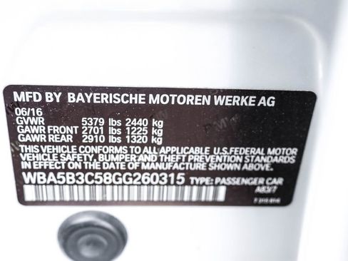 Used 2016 BMW 535i xDrive Sedan w/ M Sport AWD/4WD image 40