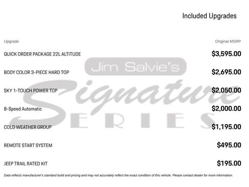 Used 2022 Jeep Wrangler Unlimited Sahara AWD/4WD image 1