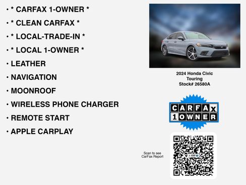 Certified 2024 Honda Civic Touring image 7