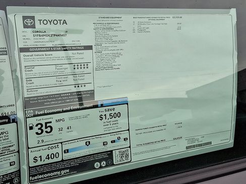 New 2026 Toyota Corolla LE image 7