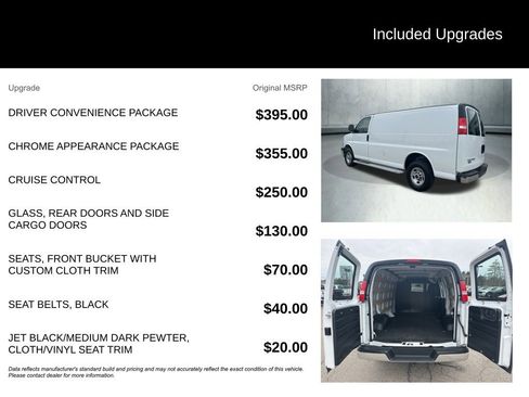 Used 2024 GMC Savana 2500 Work Van w/ Driver Convenience Package image 4