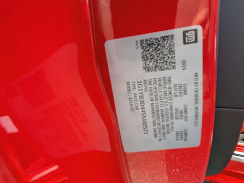 Certified 2025 Chevrolet Corvette Stingray Preferred Conv w/ Stealth Interior Trim Package RWD image 32