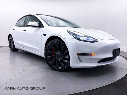 Used 2021 Tesla Model 3 Performance AWD/4WD image 1